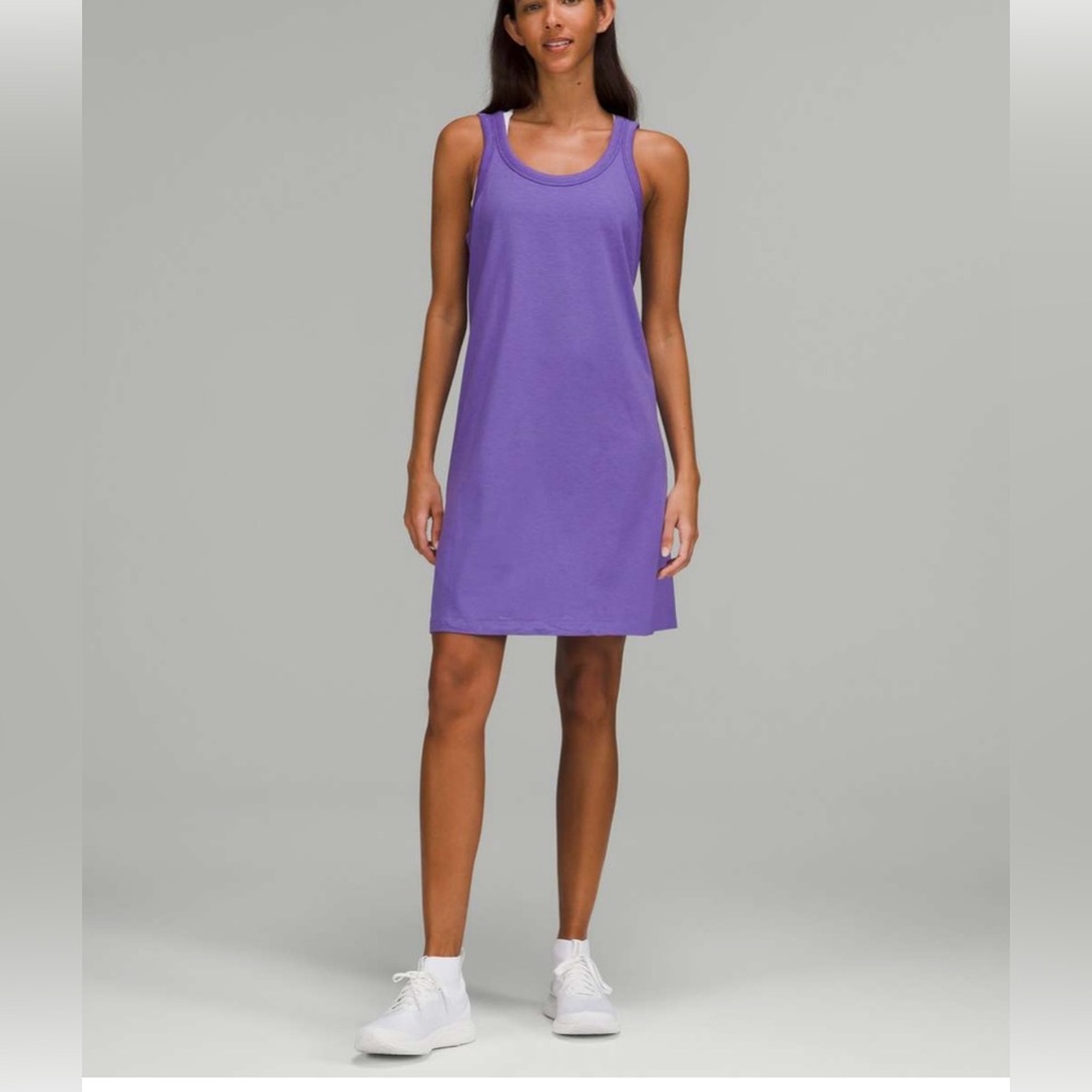 Lululemon Classic-Fit Cotton-Blend Scoop Dress
Charged Indigo